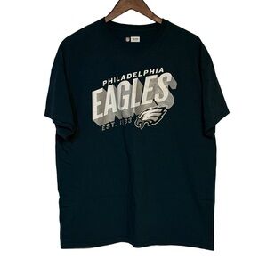 💚 Philadelphia Eagles Est 1933 Logo Tee 🏈 XL Men’s Green NFL Shirt